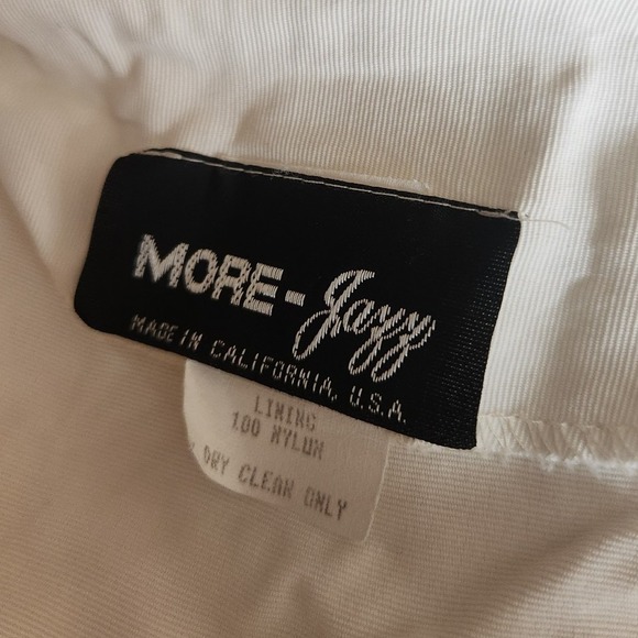 80s/90s White Button Down Dress - Picture 4 of 5